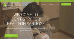 Desktop Screenshot of dentistryforhealth.com
